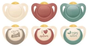 NUK Latexový cumlík NUK For Nature 0-6m 2 ks zelená