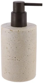 Dávkovač mydla Glavan, béžová/s čiernymi prvkami, 320 ml