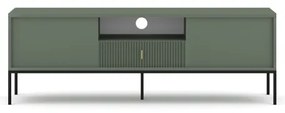 Televízny stolík SUE zelený/čierny
