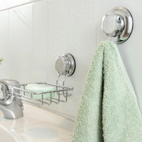 Samodržiaca oceľová nádobka na mydlo v striebornej farbe Bestlock Bath – Compactor