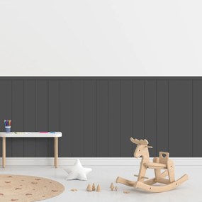 60x100cm Obdĺžnik - Šedá farba - textilná nálepka na stenu Farba: Tmavá, Veľkosť: 100 cm