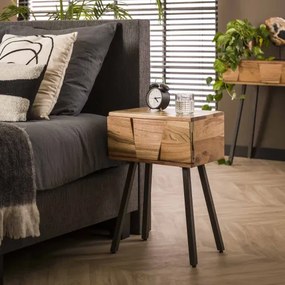 Nočný stolík 21-16 Demn Drevo Acacia - Komfort-nábytok