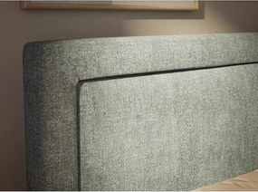 Svetlomodrá boxspring posteľ s úložným priestorom 160x200 cm Fresco – Maison de Rêve