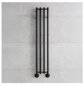 P.M.H. MO1B-R - Elektrický sušiak na uteráky MONA 93 W/230 V, 153,3 cm, IP44, čierny