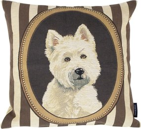 Gobelínový vankúš West highland white teriér - 45*15*45cm