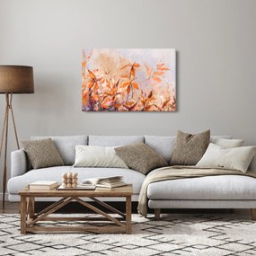 Obraz - Maľované kvety (90x60 cm)