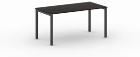 Stôl Square s čiernou podnožou 1600 x 800 x 750 mm, wenge