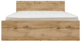 Manželská posteľ 140 cm BRW Zele LOZ/140. Vlastná spoľahlivá doprava až k Vám domov. 1005689
