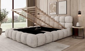 ČALÚNENÁ POSTEĽ ASHLEY 200x200 APHRODITE 01 IVORY