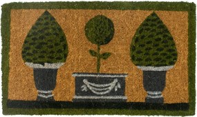 Kokosová rohož ručne vyrobená 3 topiary - 75 * 45 * 3cm