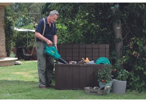Keter Záhradný úložný box Sherwood hnedá, 270 l, 117 x 57 x 45 cm