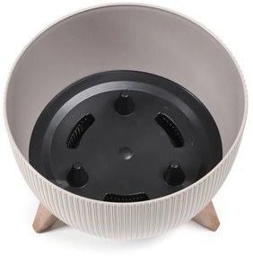 Sada 2 květináčů Rosa Linea zelená