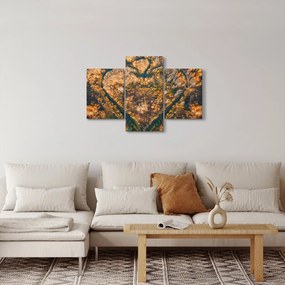 Obraz - Rieka v tvare srdca (90x60 cm)