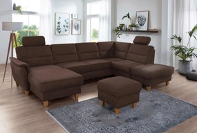 XXXLutz SEDACIA SÚPRAVA, textil, tmavohnedá Sit & More - Sedačky - 00014401972H