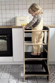 Učiaca veža Montessori pre deti čierna