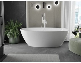 Mexen Eris, voľne stojaca vaňa 170 x 80 cm, biela, biely prepad, 53441708000-20