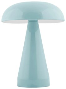 Svetlomodrá LED stmievateľná stolová lampa s kovovým tienidlom (výška 20,5 cm) Rachel – Leitmotiv