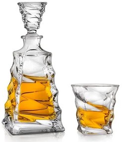 Crystal Bohemia CASABLANCA whisky set (1 + 6)