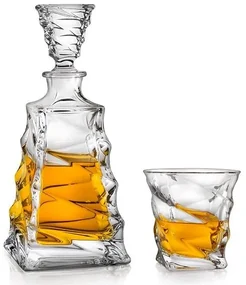 Crystal Bohemia CASABLANCA whisky set (1 + 6)