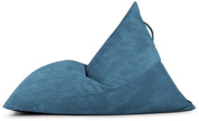 Modrý menčestrový sedací vak Razzmatazz – SLOWDOWN