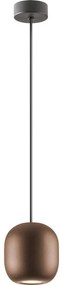 Redo 01-3479 - Luster na lanku BOOM 1xGU10/10W/230V pr. 12 cm hnedá