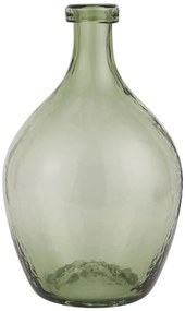 IB LAURSEN Sklenená váza Balloon Green 28 cm