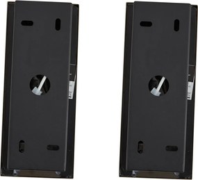 Sada 2 moderných nástenných svietidiel tmavý bronz vrátane LED - Plaza