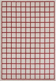 Červený/béžový koberec 160x230 cm Picnic – ESTE