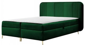 Kontinentálna manželská posteľ Omentre, Rozmer postele: 120x200, Dostupné poťahy: Magic Velvet 2239