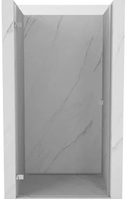 Mexen, Mexen Lunar-B ľavé otočné sprchové dvere 70 cm, transparentné, chróm - 832-070-000-01-00-L