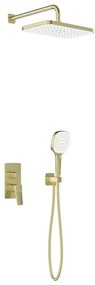 KFA Armatura 4529-501-31 - Sprchová súprava s podomietkovou batériou MALAGA, kartáčované zlato