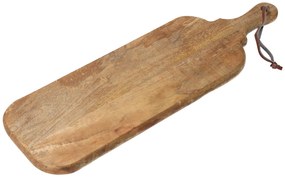 Orion Doska na krájanie z mangového dreva s rukoväťou 50,5 x 16 cm