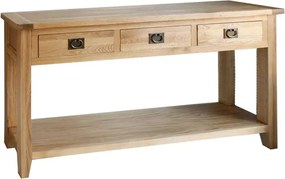 Konzolový stolík pod TV s 3 zásuvkami a poličkou 180x36x80 cm