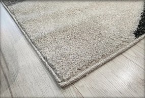 HU Béžovo-sivý moderný koberec Rio 509-L.Grey-Cream Rozmer: 60x100 cm