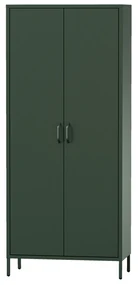 Šatníková skriňa FLAVIO, 800 x 1850 x 450 mm, Modern: fľaškovo zelená farba