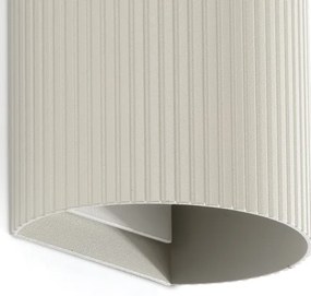 FARO 40544 - Nástenné svietidlo SOLE 2xGU10/8W/230V šedá vrúbkovaná guľatý