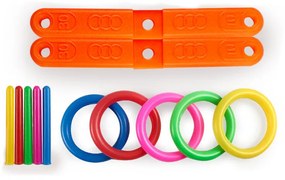 LEAN TOYS Hra na zručnosti Hádzanie na cieľ - farebná