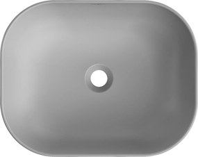 Mexen ROSA umývadlo, 50x40 cm, svetlo-šedá matná, 21095061