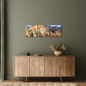 Obraz - Landmannalaugar (s hodinami) (90x30 cm)