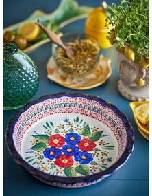 Servírovací tanier z kameniny ø 26,5 cm Florist – Bloomingville