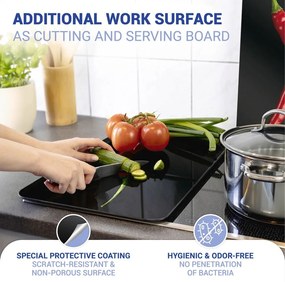 Sada 2 sklenených krytov na sporák Wenko Peperoni