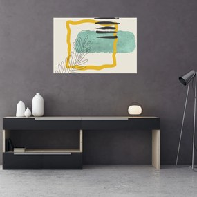 Obraz - Abstraktné listy N⁰2 (90x60 cm)