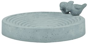 Napájadlo pre vtáky Conie, 8,5x29 cm, betón, sivá