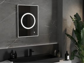 Mexen Koga, LED kúpeľňové zrkadlo s podsvietením 50 x 70 cm, 6000K, ochrana proti zahmlievaniu, 9821-050-070-611-00