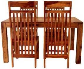 furniture-nabytek.cz - Jedálenský set pre 4 osoby Gani z indického masívu palisander