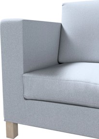 Poťah na sedačku Karlanda  (pre 3 osoby,nerozkladacia,krátky) farba produktu modrá látka zapletaná