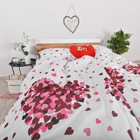 Obliečky Romance fialové EMI: Vankúš 40x40