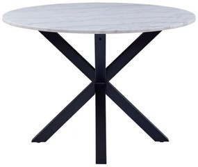 Jedálenský stôl s mramorovou doskou Actona Heaven, ⌀ 110 cm