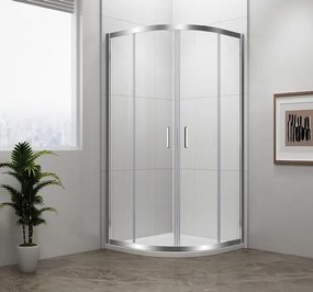 Polysan Easy sprchový kút štvrťkruh 90x90 cm EL2615