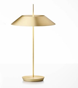 Vibia Mayfair stolná LED lampa, zlato matné